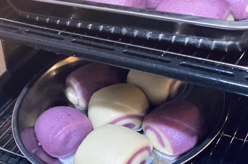 Purple Sweet Potato Mantou 馒头