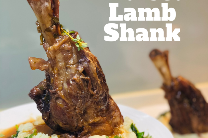 Oven Braised Lamb Shank