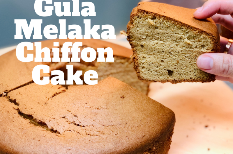 Gula Melaka Chiffon Cake