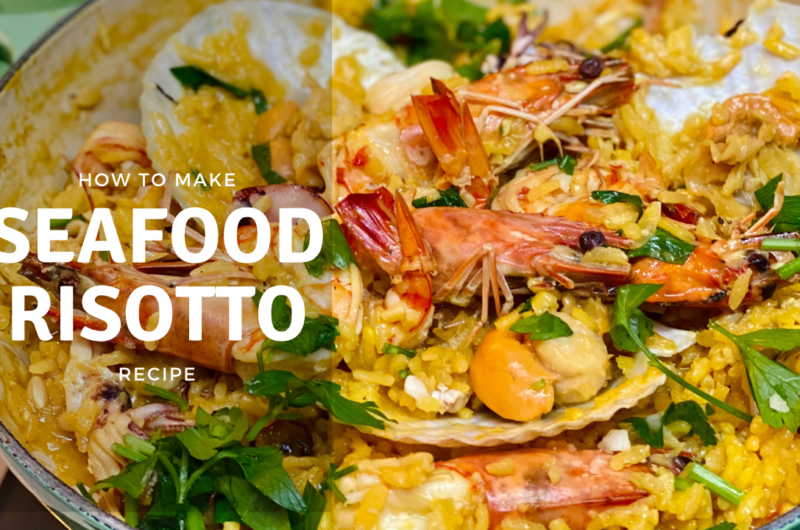 Saffron Seafood Risotto Recipe