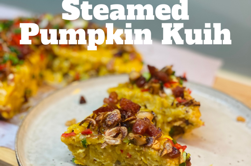 Savory Steamed Pumpkin Kuih