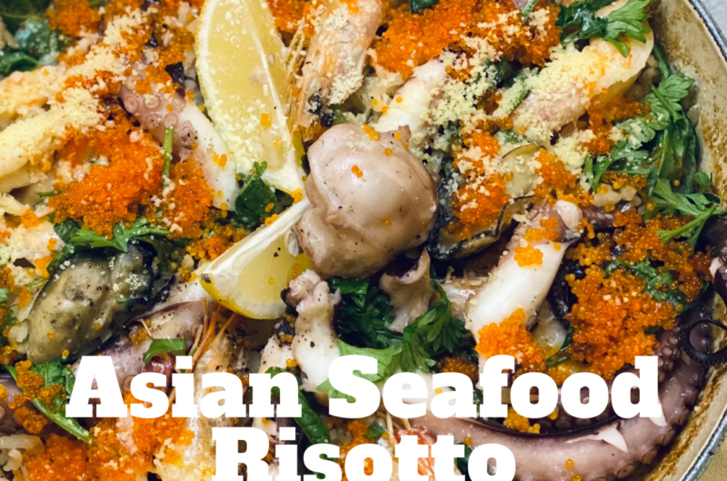 Asian Fusion Seafood Risotto